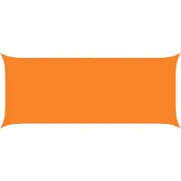 vidaXL Zonneschaduw Oranje 2,5 x 6 m 100% Polyester Oxford Rechthoekig