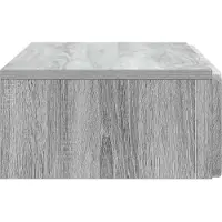 vidaXL Wandgemonteerde Zijtafel 87,5 x 34,5 x 17 cm Bewerkt hout