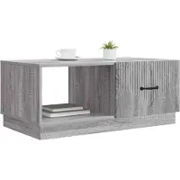 vidaXL Salontafel Grijs sonoma 90 x 50 x 37 cm Bewerkt hout