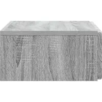 vidaXL Wandgemonteerde Zijtafel 59 x 34,5 x 17 cm Bewerkt hout