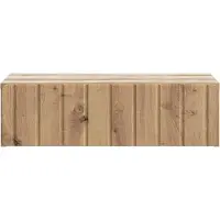 vidaXL Wandgemonteerde Zijtafel 59 x 34,5 x 17 cm Bewerkt hout