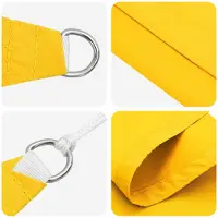 vidaXL Zonneschaduw Geel 6 x 2,5 m 100% Polyester Oxford