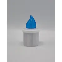 Subito Led kaars - COMET - Blauw - 2400 branduren - Incl. batterij - Grafkaars - Graflicht - Graflantaarn - Grafdecoratie - Windlicht - Led - Kaars
