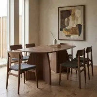 Giga Meubel Eettafel Savanah Walnoot Deens Ovaal 240cm -