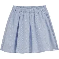We fashion Rok blauw / zilver / offwhite
