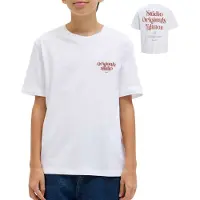 Jack & Jones Junior Shirt 'Acapulco' bruin / wit
