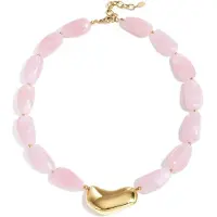 Yehwang Ketting met asymmetrische statementkraal