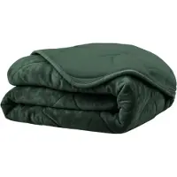 Zydante Easy Dekbed Zonder Overtrek - Velvet - Donkergroen 140 x 200