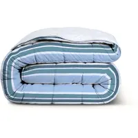 Fresh & Co Easy Dekbed Zonder Overtrek - Horizontal Lines - Navy 200