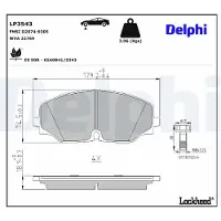 Delphi LP3543 Remblokken