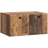 vidaXL Wandmontage TV-kast 59,5 x 41 x 30 cm Oud hout Bewerkt hout