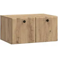vidaXL Wandmontage TV-kast 59,5 x 41 x 30 cm Artisanaal eiken