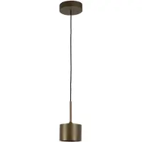 Ks Verlichting binnenlamp - June hanglamp - brons - hanglampen eetkamer - aluminium - dimbaar - lengte instelbaar
