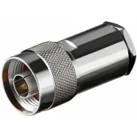 Oks N clamp connector voor RG-213 kabel mannelijk