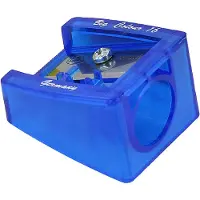 Creativ Company puntenslijper blauw voor dikke potloden - kunststof.