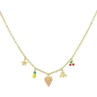 Yehwang Fruitige bedeltjes ketting