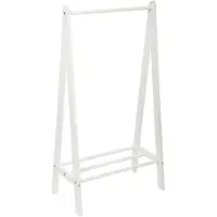 Atmosphera Kinderkledingroede - Wit, 115 cm