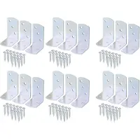 Alberts 208820 hoek voor vlechtschermhouder | in grote verpakking | galvanisch verzinkt, gechromateerd | 40 x 60 x 30 mm | set van 24