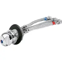 PLASTIMO 3 Hose Connectors Shower Water Tap Zilver
