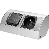 ORNO Onderkast-stopcontact voor meubels, 230V, met schakelaar - OR-AE-1302