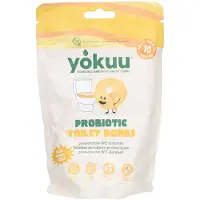 Yokuu Probiotic Toilet Bombs Fresh Summer Breeze 10 St Reinigingsmiddel