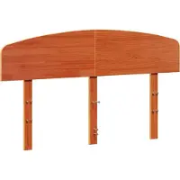 vidaXL Hoofdbord 160 cm massief grenenhout wasbruin
