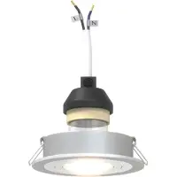 vidaXL Spotje 24 st zilver 9 x 9 x 2 cm Aluminium