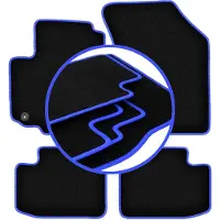Super Merchant -BLUE automatten voor: Suzuki SX4 I hatchback (2006-2014)