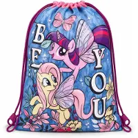 My Little Pony - Gymtas – 43 x 34 cm – Zwemtas / Sporttas – Koordtas – Blauw Roze – Officiële Licentie