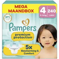 Pampers - Premium Protection - Maat 4 - Mega Maandbox - 240 luiers - 9/14KG
