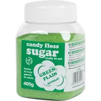 Super Merchant - Suikerspin Suiker - Groene Kleur - Natuurlijke Smaak - 400g