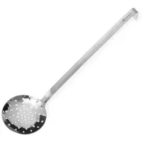 Hendi Profi Line roestvrijstalen HACCP-sleuflepel, diameter 100 - 541203