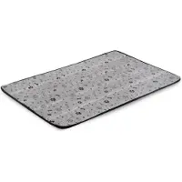 AIO Factory - Hondenmat - Waterdicht - 50x70 cm - Zwart Bottenpatroon
