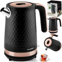 Berdsen BD-705 waterkoker 1,7l, zwart en koper