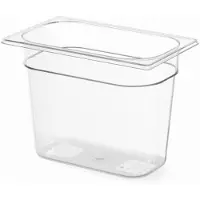 Super Merchant Gastronorm container – polycarbonaat – 5,5L – transparant – 265x162x200 mm