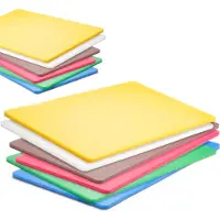 Hendi snijplankenset - HDPE 500 kunststof - gastronorm 1/1 - 530x325 mm, 10 mm dik - HACCP kleurcodering - 6 kleuren, 6 stuks - voor horecakeuken