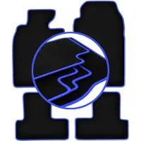 Super Merchant -BLUE automatten voor: Mini Cooper R53 hatchback (2001-2006)