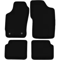Super Merchant zwarte veloursmatten voor: Peugeot 205 hatchback (1983-1998)