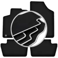 Super Merchant -SILVER automatten voor: Citroen C4 I coupé, hatchback (2004-2010)