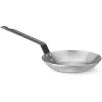 Hendi Lyonnaise koekenpan - 32 x 13 cm - koolstofstaal - grijs - bakken - alle warmtebronnen