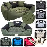 AIO Factory KINGDOG Serie - Hondenbed - 130x105 cm - Donkergroen - Persoonlijk - Waterdicht