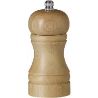 Hendi Houten zoutmolen – keramisch maalmechanisme – licht hout – Ø50x(H)113mm