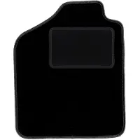 Super Merchant Bestuurdersmat zwart voor: Fiat Uno hatchback (1983-2001)