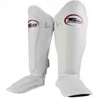 Super Merchant SGL-7 Scheenbeschermers Wit – Muay Thai & Kickboksen – Maat L