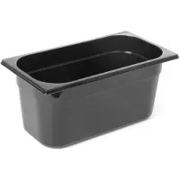 Super Merchant Gastronorm container – polycarbonaat – 5,7L – zwart – 325x176x150 mm