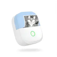 DNA Mini Printer - Fotoprinter - Mobiele Fotoprinter - Fotoprinter Voor Smartphone - Mini printer Voor Mobiel - Wit - 5cm x 9cm x 11cm