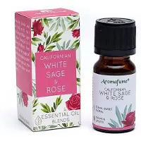 AromaFume - witte salie met roos olie - white sage rose - 10ml