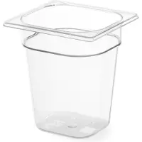 Super Merchant Gastronorm container – polycarbonaat – 2,4L – transparant – 176x162x150 mm