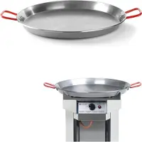 Super Merchant Paella pan plat staal