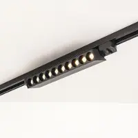 LumenXL 10W railspot 1-fase Nexu met geïntegreerde LEDs in 3000K of 4000K - zwart